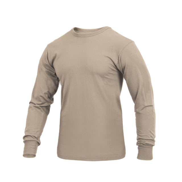 Rothco Moisture Wicking Long Sleeve T-Shirt Desert Sand 3XL