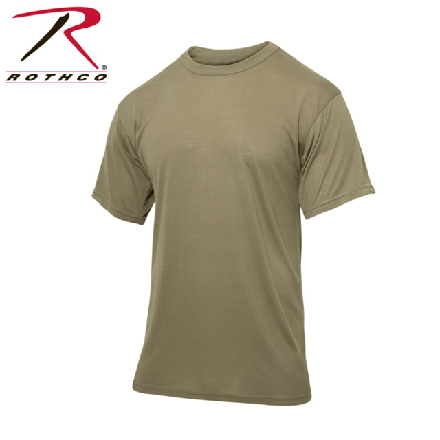 Rothco Moisture Wicking T-Shirt - Men's AR 670-1 Coyote Brown 2XL