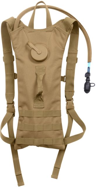 Rothco MOLLE 3 Liter Backstrap Hydration System Coyote Brown CoyoteBrown