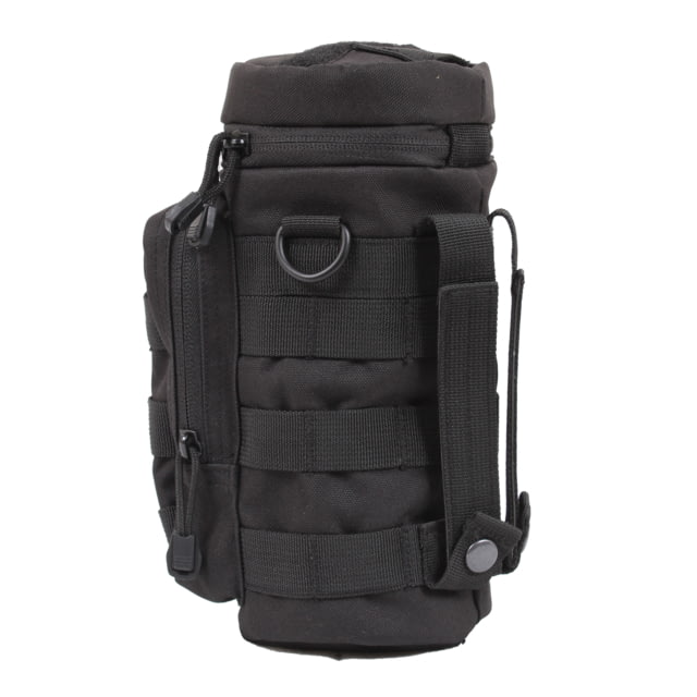 Rothco MOLLE Compatible Water Bottle Pouch Black Black