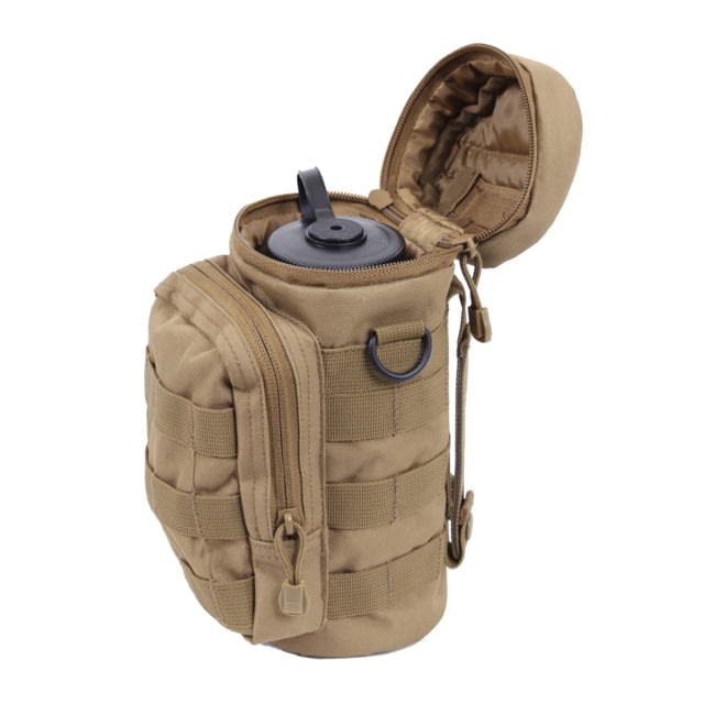 Rothco MOLLE Compatible Water Bottle Pouch Coyote Brown CoyoteBrown