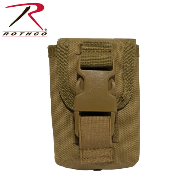 Rothco MOLLE Strobe/GPS/Compass Pouch Coyote Brown