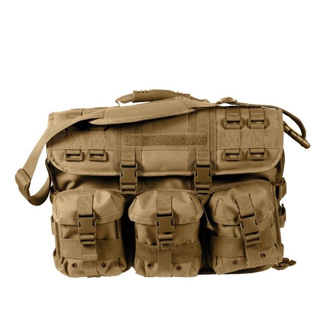 Rothco MOLLE Tactical Laptop Briefcase Coyote Brown CoyoteBrown
