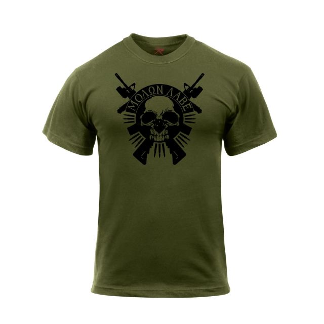 Rothco Molon Labe Skull T-Shirt M
