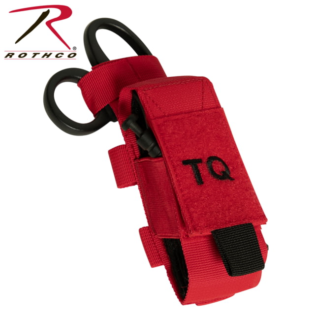 Rothco MOLLE Tactical Tourniquet & Shear Holder Pouch Red