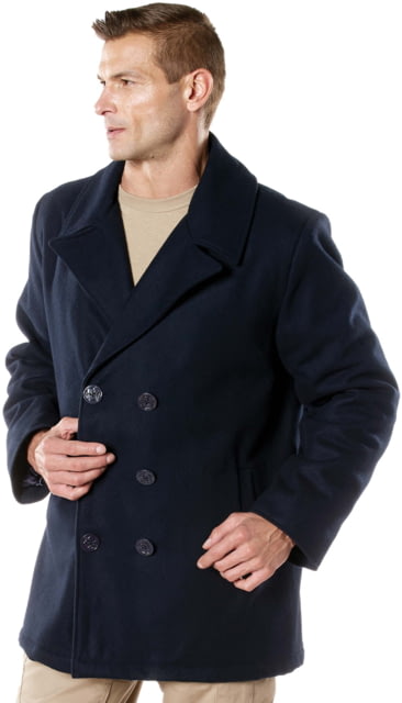 Rothco Naval Heritage Pea Coat – Men’s Navy Blue Extra Large