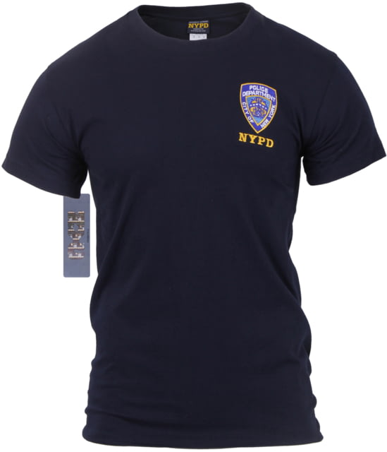 Rothco Officially Licensed NYPD Emblem T-shirt Men's Navy Blue 2XL