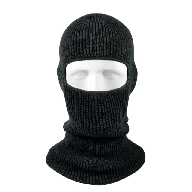 Rothco One-Hole Face Mask Black Black