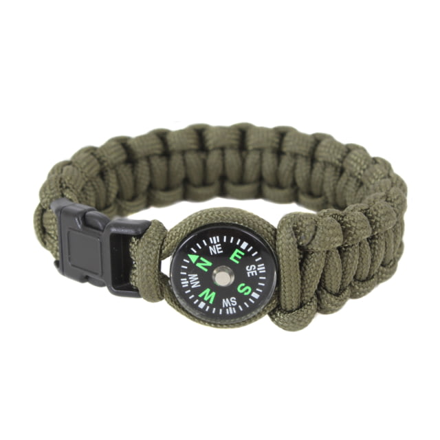 Rothco Paracord Compass Bracelet Olive Drab 8 958-OliveDrab-8Inches