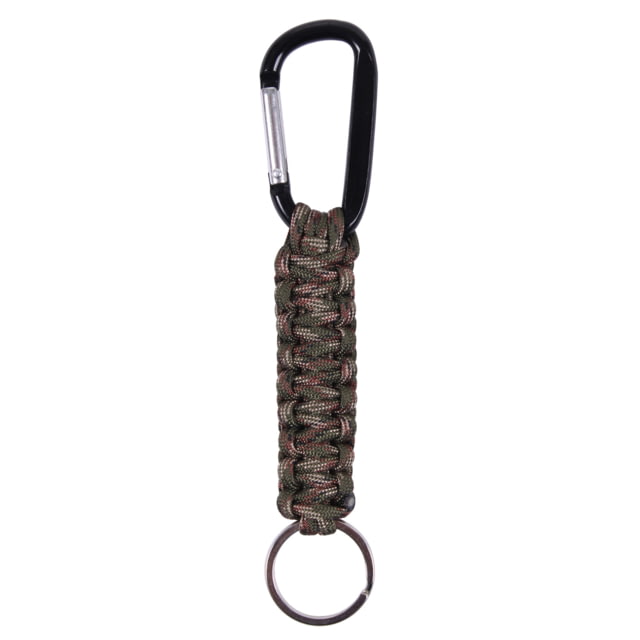 Rothco Paracord Keychain with Carabiner Woodland Camo WoodlandCamo