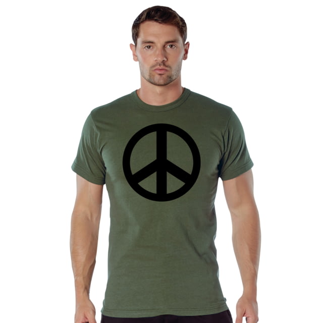 Rothco Rothco Peace T-Shirt - Men's Olive Drab 3XL
