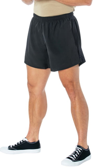 Rothco Physical Training PT Shorts – Mens Black Large