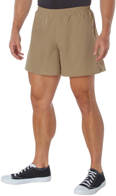 Rothco Physical Training PT Shorts – Mens Coyote Brown Large