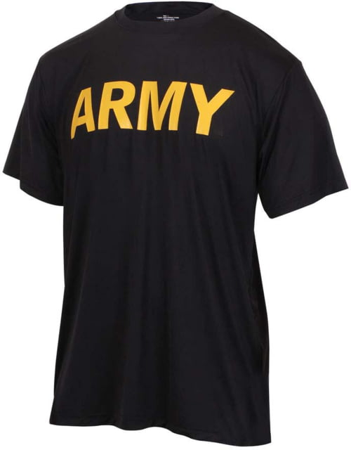 Rothco Physical Training Shirt Black/Gold 3XL