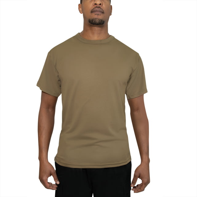 Rothco Quick Dry Moisture Wicking T-shirt Brown 2XL