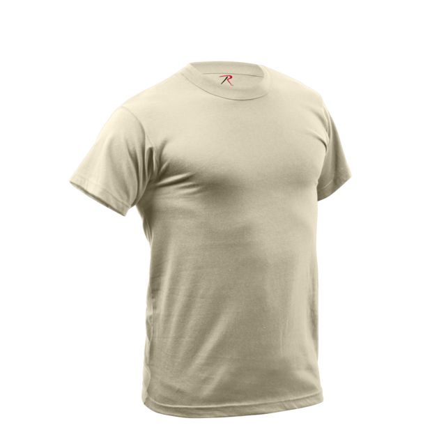 Rothco Quick Dry Moisture Wicking T-shirt Desert Tan 2XL DesertTan-2XL