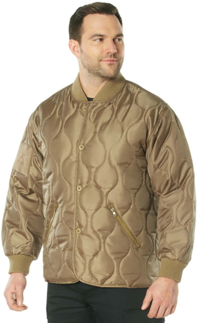 Rothco Quilted Woobie Jacket - Mens Coyote Brown 2XL