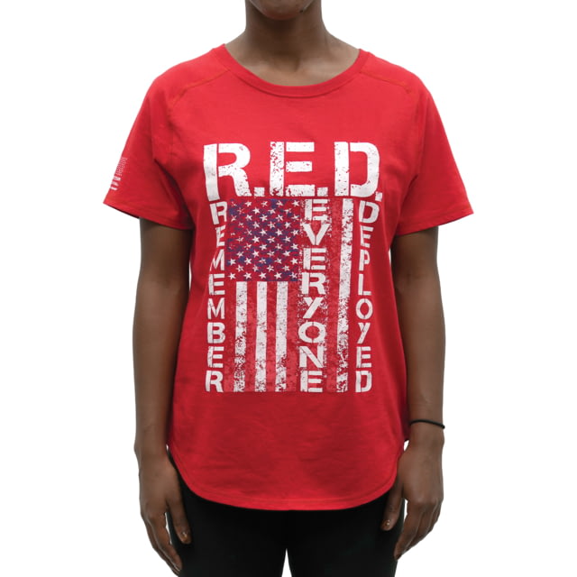 Rothco R.E.D. Remember Everyone Deployed T-Shirt - Women's Red Medium