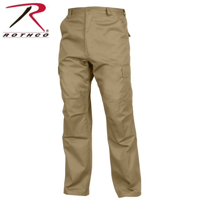 Rothco Relaxed Fit Zipper Fly BDU Pants Khaki 23-27Waist