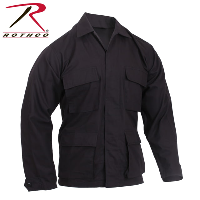 Rothco Rip-Stop B.D.U. Shirt Black XS k-XS