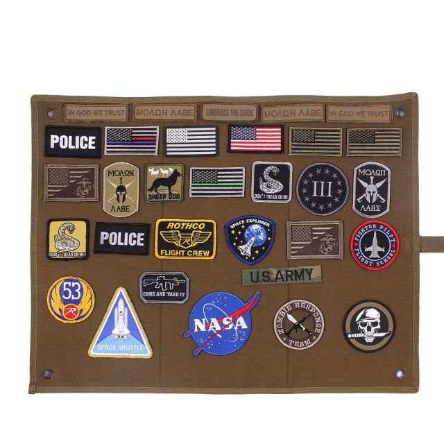 Rothco 's Hanging Roll-Up Morale Patch Board