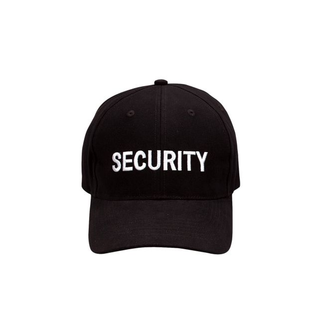 Rothco Security Supreme Low Profile Insignia Cap Black/White BlackWhite