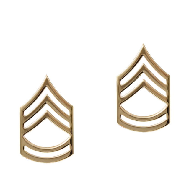 Rothco Sergeant First Class Polished Insignia Pin Gold Gold