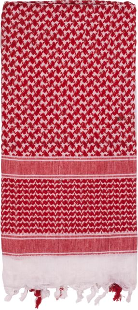 Rothco Shemagh Tactical Desert Keffiyeh Scarf Red/White hite