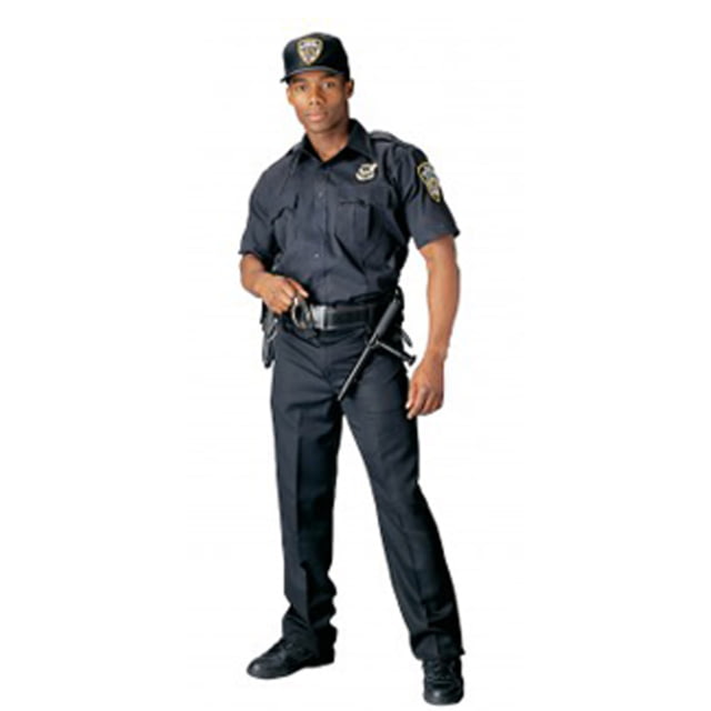 Rothco Short Sleeve Uniform Shirt Midnight Navy Blue L ightNavyBlue-L