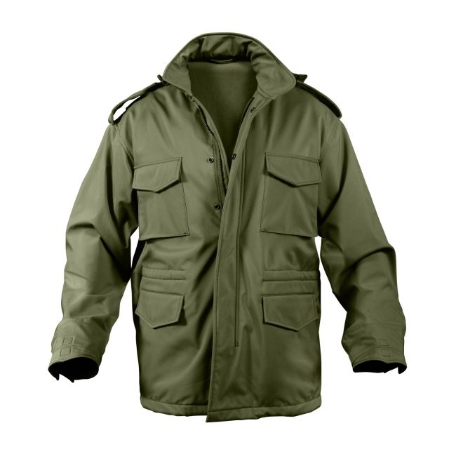 Rothco Soft Shell Tactical M-65 Field Jacket Olive Drab M eDrab-M