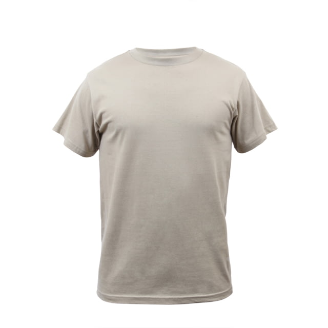 Rothco Solid Color 100percent Cotton T-Shirt Desert Sand 3XL DesertSand-3XL