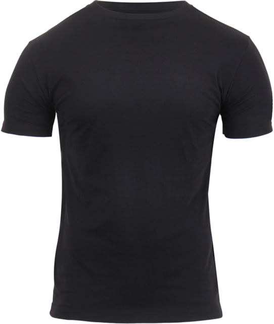 Rothco Athletic Fit Solid Color T-Shirt - Mens Black Extra Large