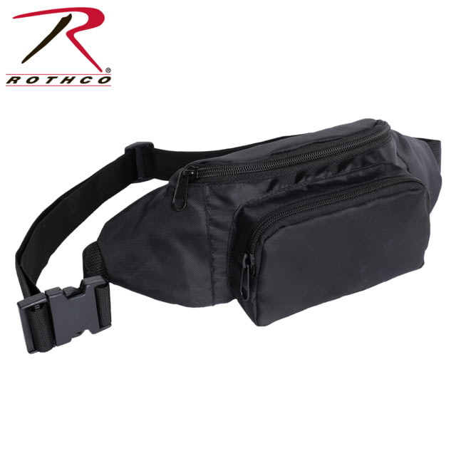 Rothco Crossbody Fanny Pack Black