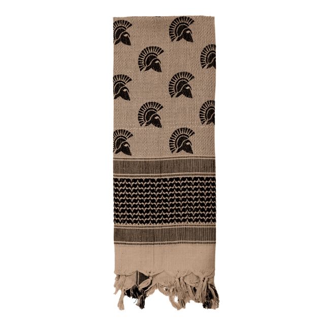 Rothco Spartan Shemagh Tactical Desert Scarf Tan One Size Tan-OneSize