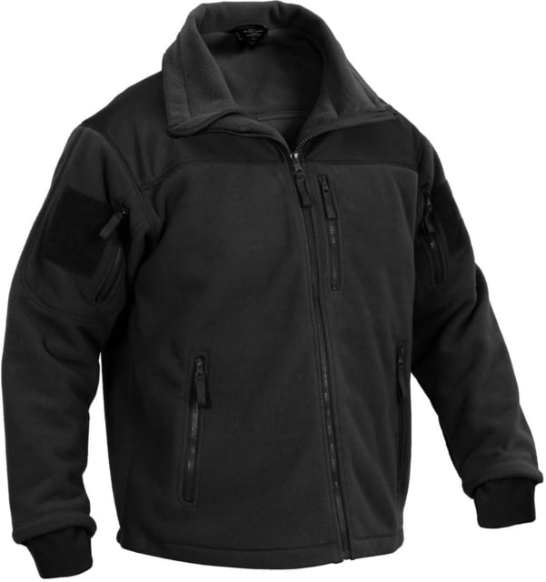 Rothco Spec Ops Tactical Fleece Jacket - Men's Black Extra Large k-XL