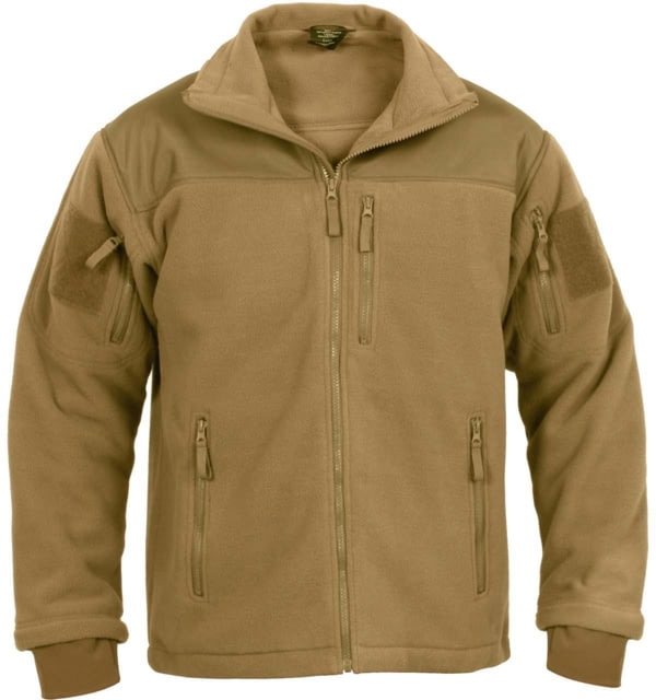 Rothco Spec Ops Tactical Fleece Jacket - Men's Coyote Brown Medium teBrown-M