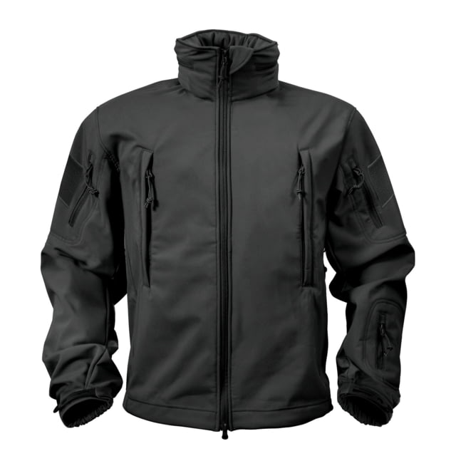 Rothco Special Ops Soft Shell Jacket - Men's Black Large k-L
