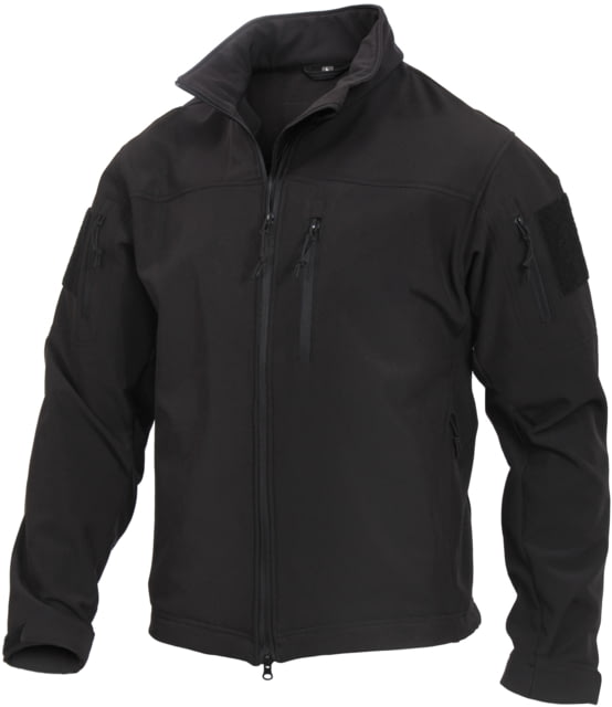 Rothco Stealth Ops Soft Shell Tactical Jacket Black 3XL Black-3XL