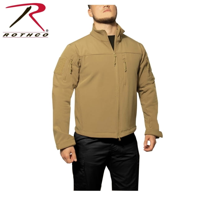 Rothco Stealth Ops Soft Shell Tactical Jacket Coyote Brown 2XL