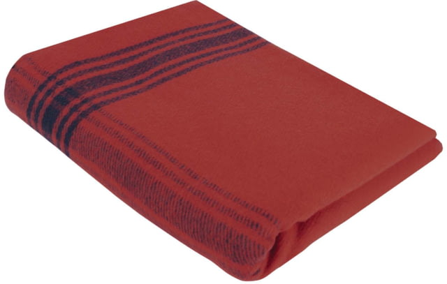 Rothco Striped Outdoor Wool Blanket Red/Navy/Blue