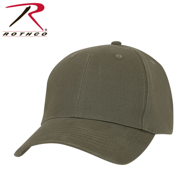 Rothco Supreme Solid Color Low Profile Cap - Mens Vintage Olive Drab One Size