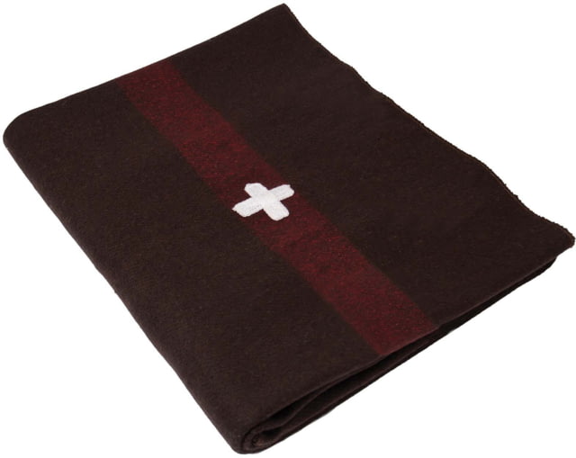 Rothco Swiss Army Wool Blanket w/ Cross 62 in x 80 in