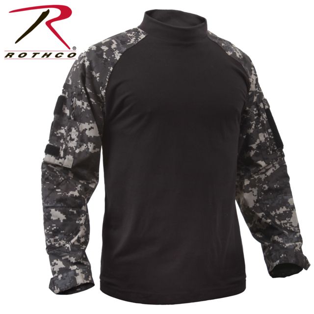 Rothco Tactical Airsoft Combat Shirt Subdued Urban Digital Camo XL uedUrbanDigitalCamo-XL