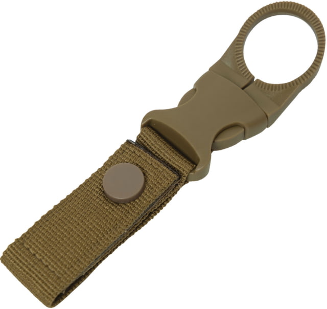 Rothco MOLLE / Belt Clip Bottle Carrier 5.75x1.375 in Coyote Brown