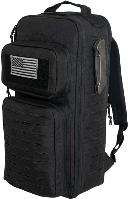 Rothco Tactical Single Sling Pack w/ Laser Cut MOLLE Black