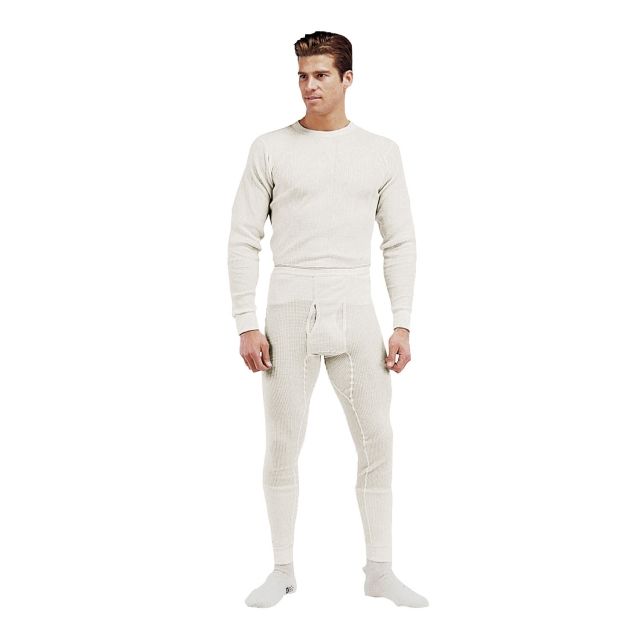 Rothco Thermal Knit Underwear Bottoms - Men's 3XL Natural