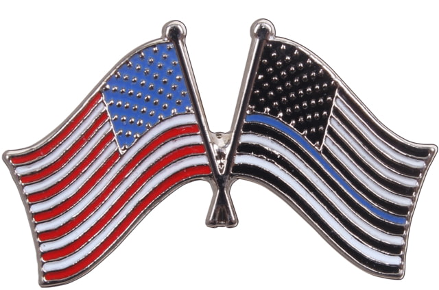 Rothco Rothco Thin Blue Line US Flag Pin Red/White/Blue