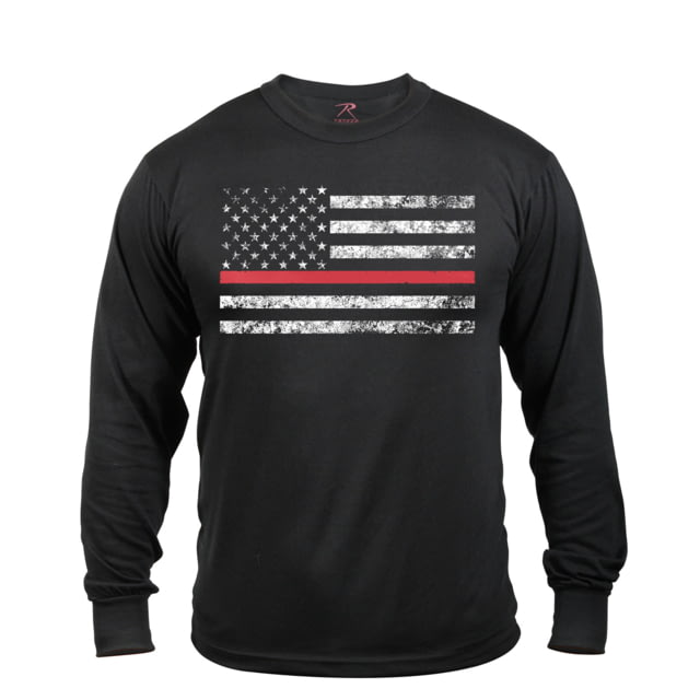 Rothco Thin Red Line Long Sleeve T-shirt XL
