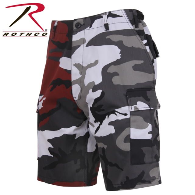 Rothco Two-Tone Camo BDU Short XS Red Camo/City Camo SamoCityCamo-XS