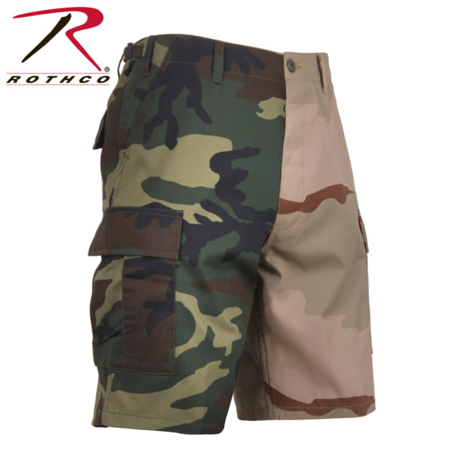 Rothco Two-Tone Camo BDU Short S Woodland/Tri-Color Camo landTri-ColorCamo-S